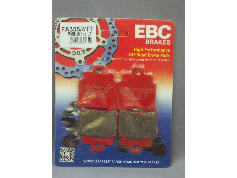 EBC BRAKES Brake Pads FA355/4TT-SPECIAL ORDER click to zoom image