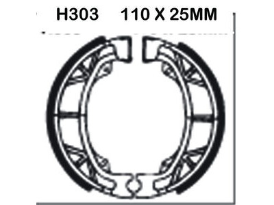 EBC BRAKES Brake Shoes H303