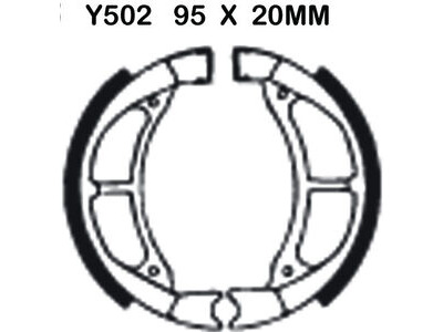 EBC BRAKES Brake Shoes Y502