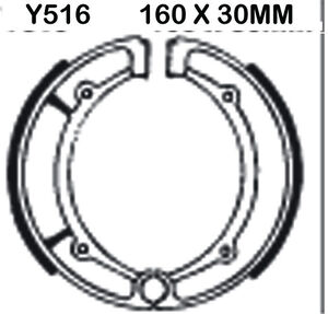 EBC BRAKES Brake Shoes Y516-SPECIAL ORDER 