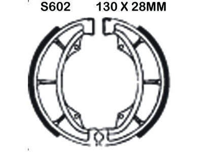 EBC BRAKES Brake Shoes S602