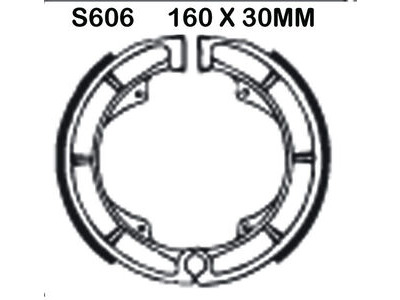 EBC BRAKES Brake Shoes S606