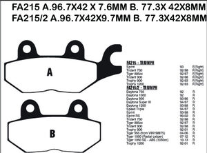 EBC BRAKES Brake Pads FA215/2 