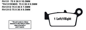 EBC BRAKES Brake Pads FA131TT 