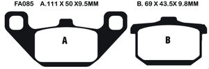 EBC BRAKES Brake Pads FA085HH 