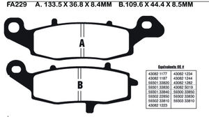 EBC BRAKES Brake Pads FA229HH 