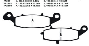 EBC BRAKES Brake Pads FA231HH 