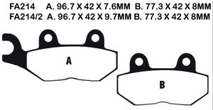 EBC BRAKES Brake Pads FA214HH 