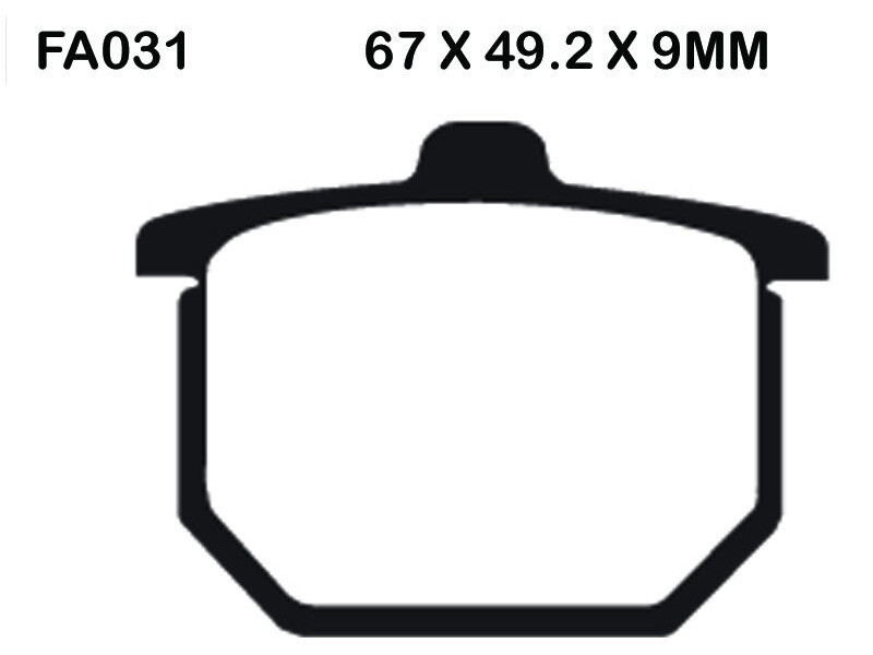 EBC BRAKES Brake Pads FA031-SPECIAL ORDER click to zoom image