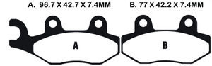 EBC BRAKES Brake Pads FA135R 