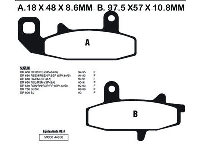 EBC BRAKES Brake Pads FA147R