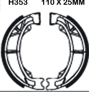 EBC BRAKES Brake Shoes H353 