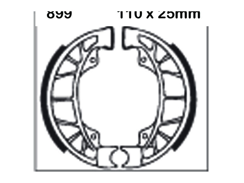 EBC BRAKES Brake Shoes 899 click to zoom image