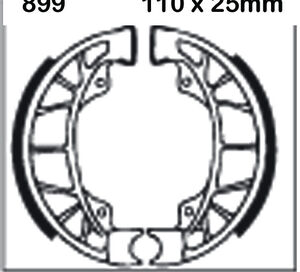 EBC BRAKES Brake Shoes 899 