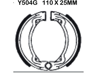 EBC BRAKES Brake Shoes Y504G