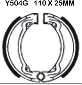 EBC BRAKES Brake Shoes Y504G 