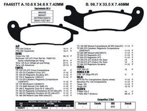 EBC BRAKES Brake Pads FA456R-SPECIAL ORDER 