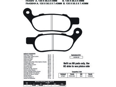 EBC BRAKES Brake Pads FA458HH