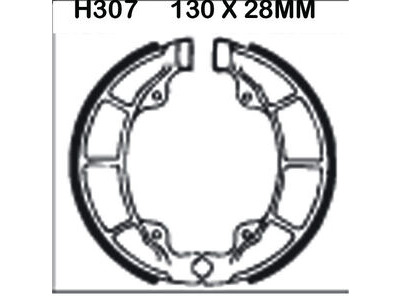 EBC BRAKES Brake Shoes H307