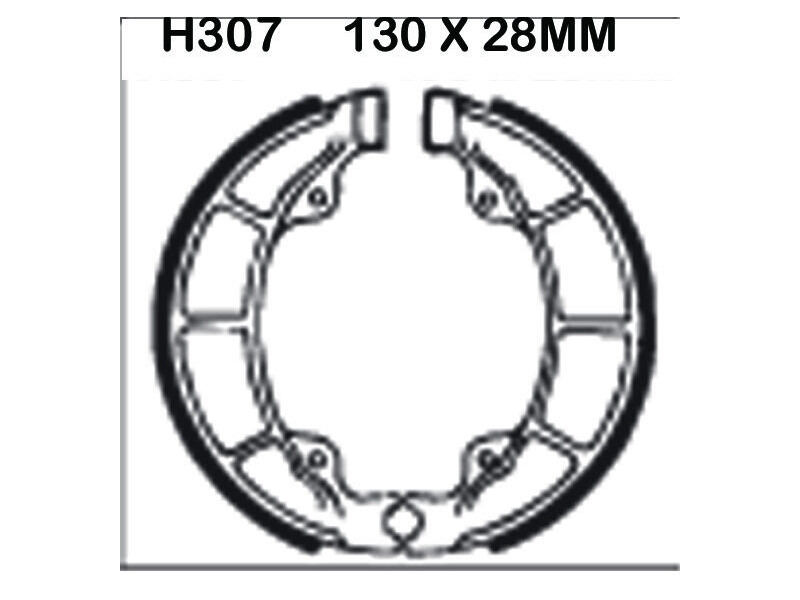 EBC BRAKES Brake Shoes H307 click to zoom image