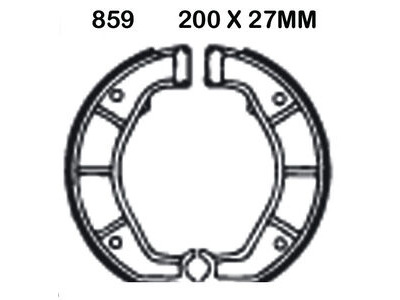 EBC BRAKES Brake Shoes 859-SPECIAL ORDER