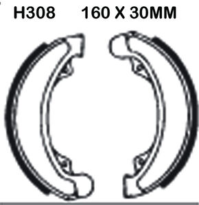 EBC BRAKES Brake Shoes H308 -SPECIAL ORDER 