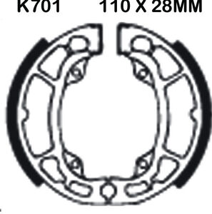 EBC BRAKES Brake Shoes K701-SPECIAL ORDER 