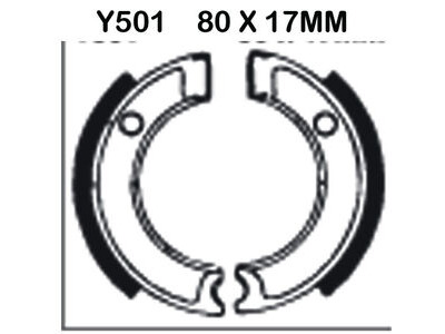 EBC BRAKES Brake Shoes Y501