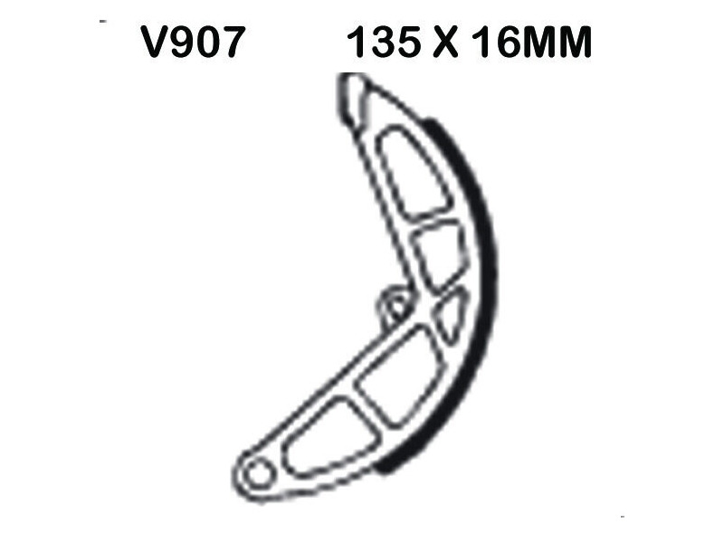 EBC BRAKES Brake Shoes V907 click to zoom image