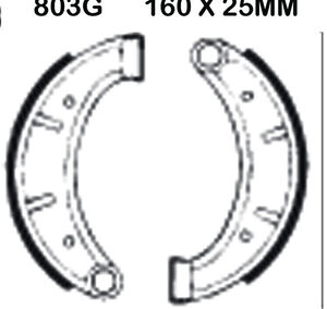 EBC BRAKES Brake Shoes 803G-SPECIAL ORDER 