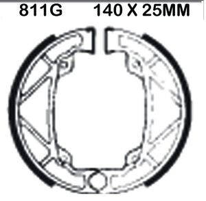 EBC BRAKES Brake Shoes 811G-SPECIAL ORDER 