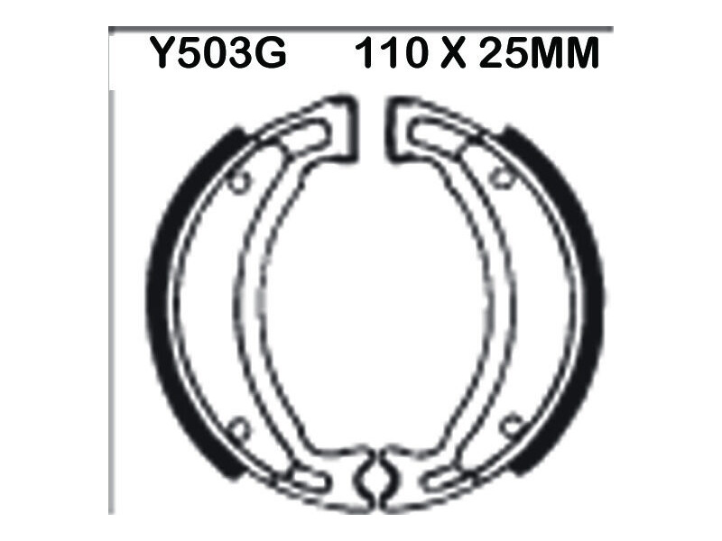 EBC BRAKES Brake Shoes Y503G click to zoom image