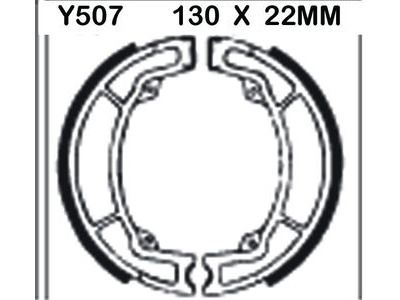 EBC BRAKES Brake Shoes Y507-SPECIAL ORDER