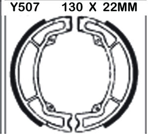 EBC BRAKES Brake Shoes Y507-SPECIAL ORDER 