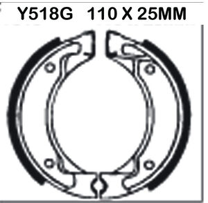 EBC BRAKES Brake Shoes Y518G-SPECIAL ORDER 