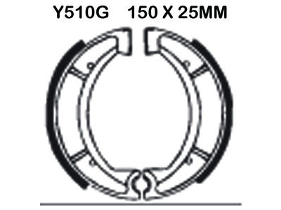 EBC BRAKES Brake Shoes Y510G-SPECIAL ORDER