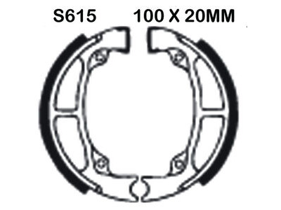 EBC BRAKES Brake Shoes S615-SPECIAL ORDER