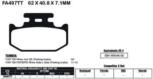 EBC BRAKES Brake Pads FA497TT 