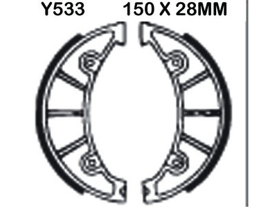 EBC BRAKES Brake Shoes Y533