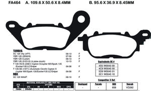 EBC BRAKES Brake Pads FA464 