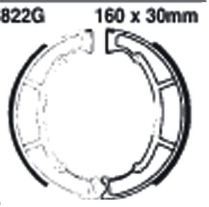 EBC BRAKES Brake Shoes 822G-SPECIAL ORDER 