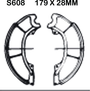 EBC BRAKES Brake Shoes S608-SPECIAL ORDER 