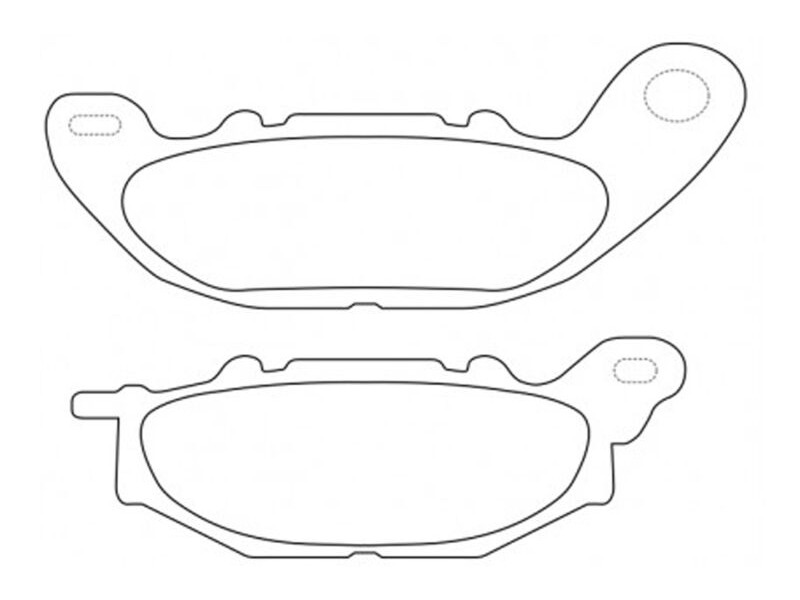 EBC BRAKES Brake Pads FA663 click to zoom image