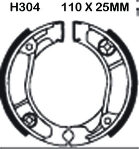 EBC BRAKES Brake Shoes H304G 