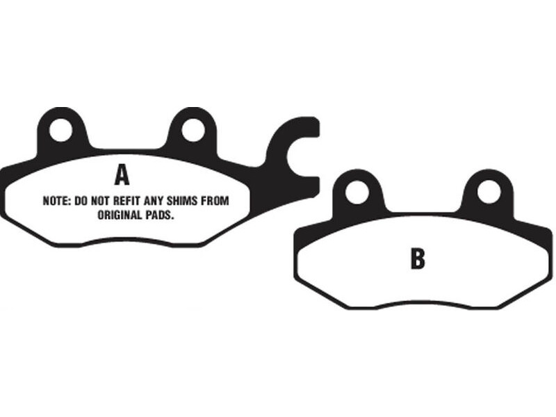 EBC BRAKES Brake Pads SFAC197 click to zoom image