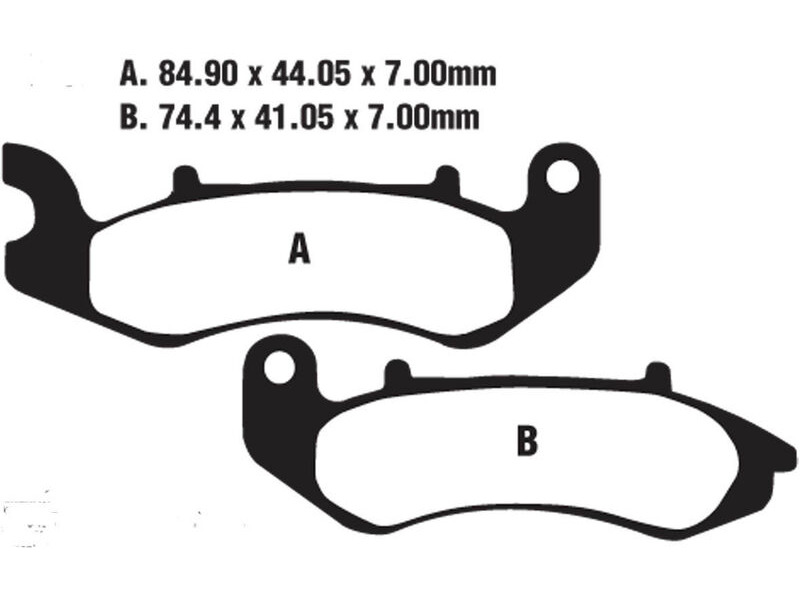 EBC BRAKES Brake Pads FA707 click to zoom image