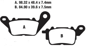 EBC BRAKES Brake Pads SFAC694 