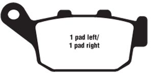 EBC BRAKES Brake Pads FA496V 