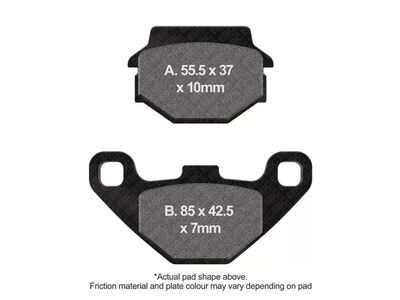 EBC BRAKES Brake Pads SFA067HH - Special Order