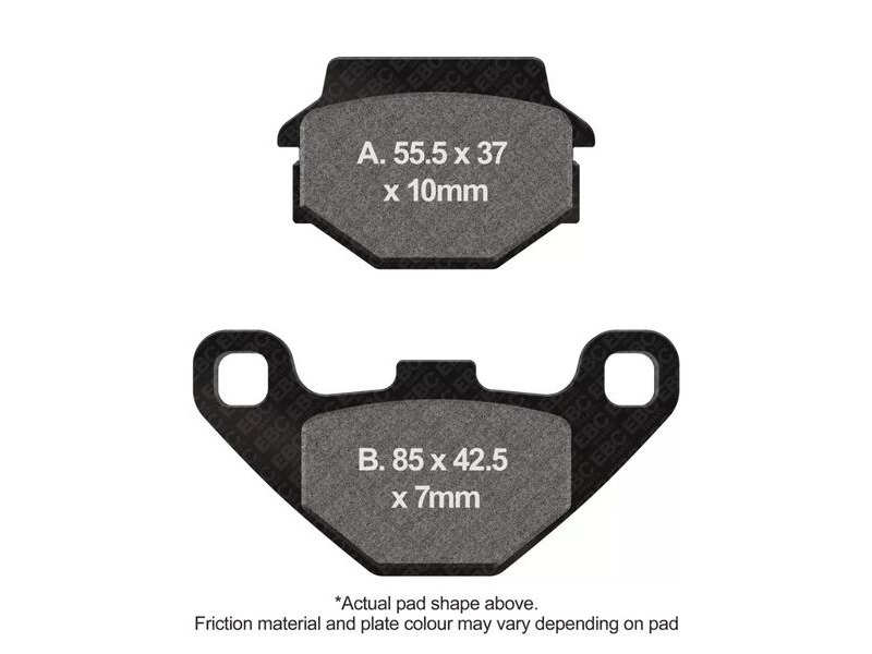 EBC BRAKES Brake Pads SFA067HH - Special Order click to zoom image